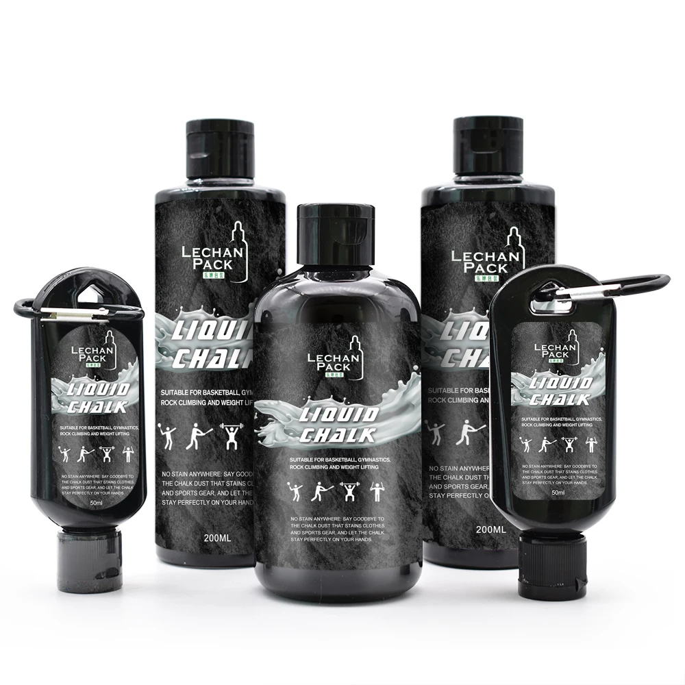 Производитель, логотип на заказ, 50 мл, магниевый карбонат, черный, для спортзала, жидкий меловой маркер с индивидуальной фирменной этикеткой