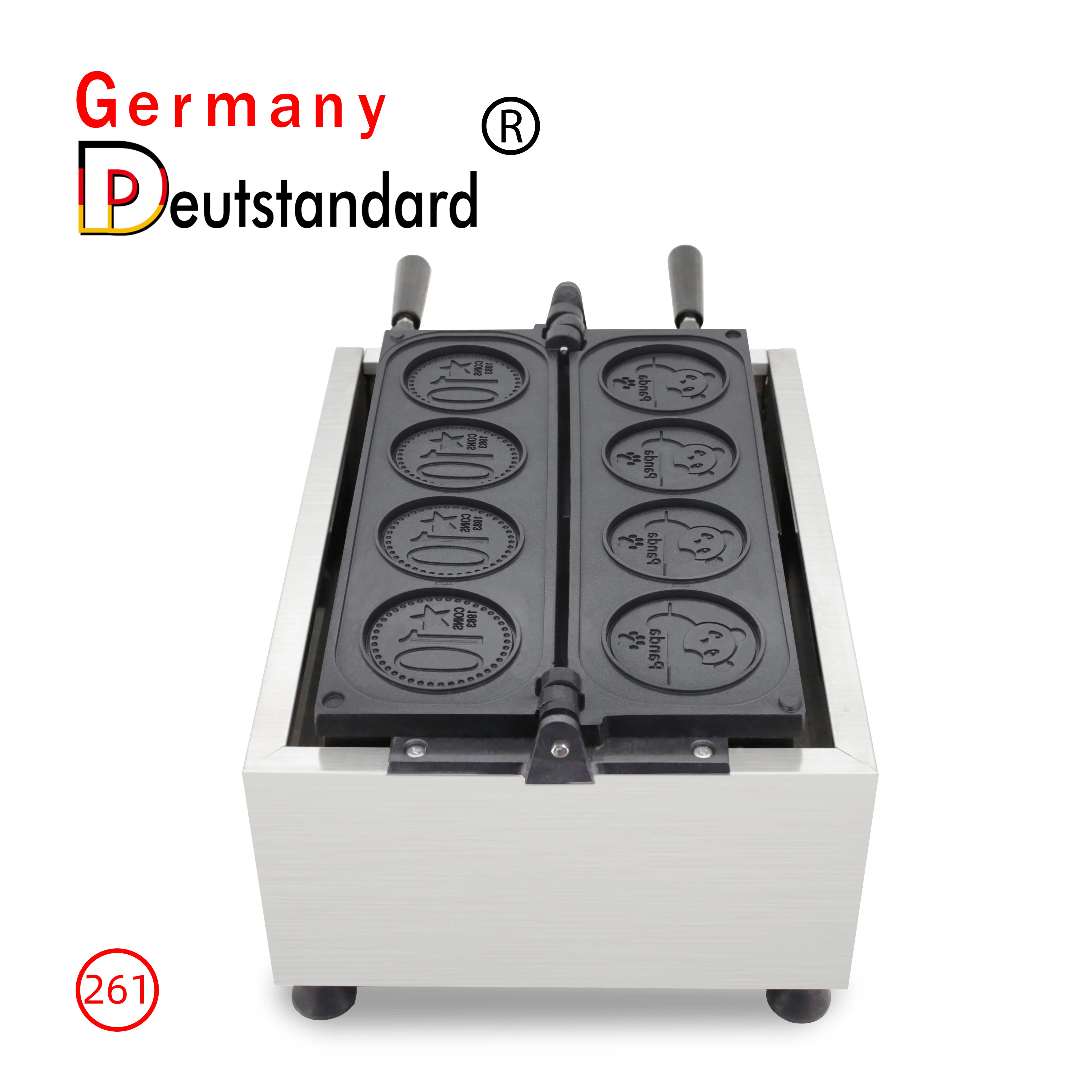 Electric food machine coin shape circle  waffle maker machine with factory price