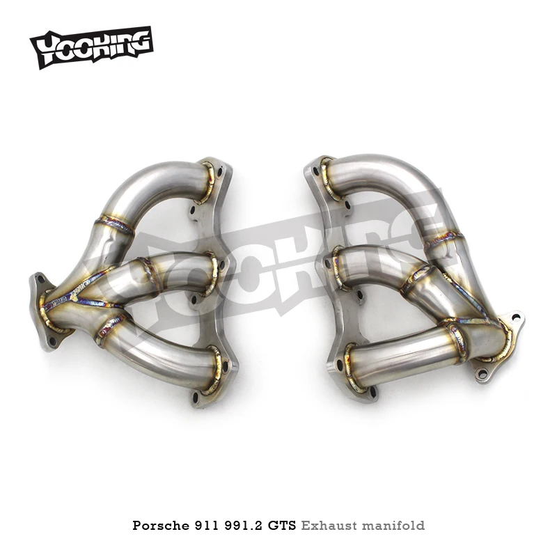 OEM изометрический выпускной коллектор для Porsche 911 991/991.2 GTS 2011-гоночный автомобиль выхлопная труба из нержавеющей стали система