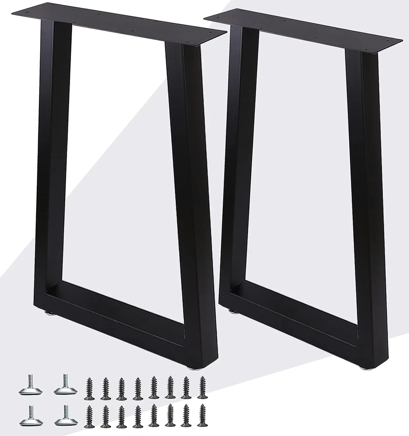 Metal Furniture Table Legs Custom Size Metal Steel Industrial Square Metal Black White Customized Products Modern Table Frame