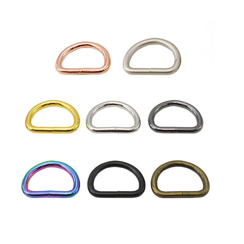 Cheap High Quality Colors Bag D Ring Hardware Metal D Ring Buckle for Handbag