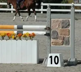 Equine show jump accessories Horse Show Jumping Letter horse jump markers