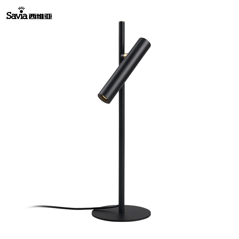 Savia Aluminum Iron LED Desk Reading Light Table Lamp Modern Standing Adjustable Dimmable For Home