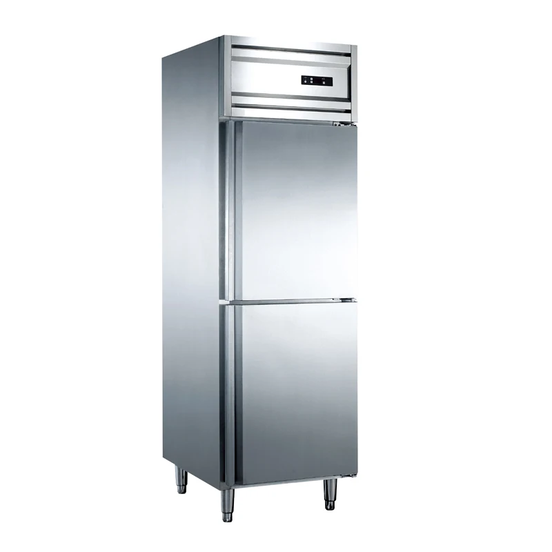 High quality stainless steel 6 door vertical fridge upright freezer big capacity refrigerator restaurant kitchen chiller