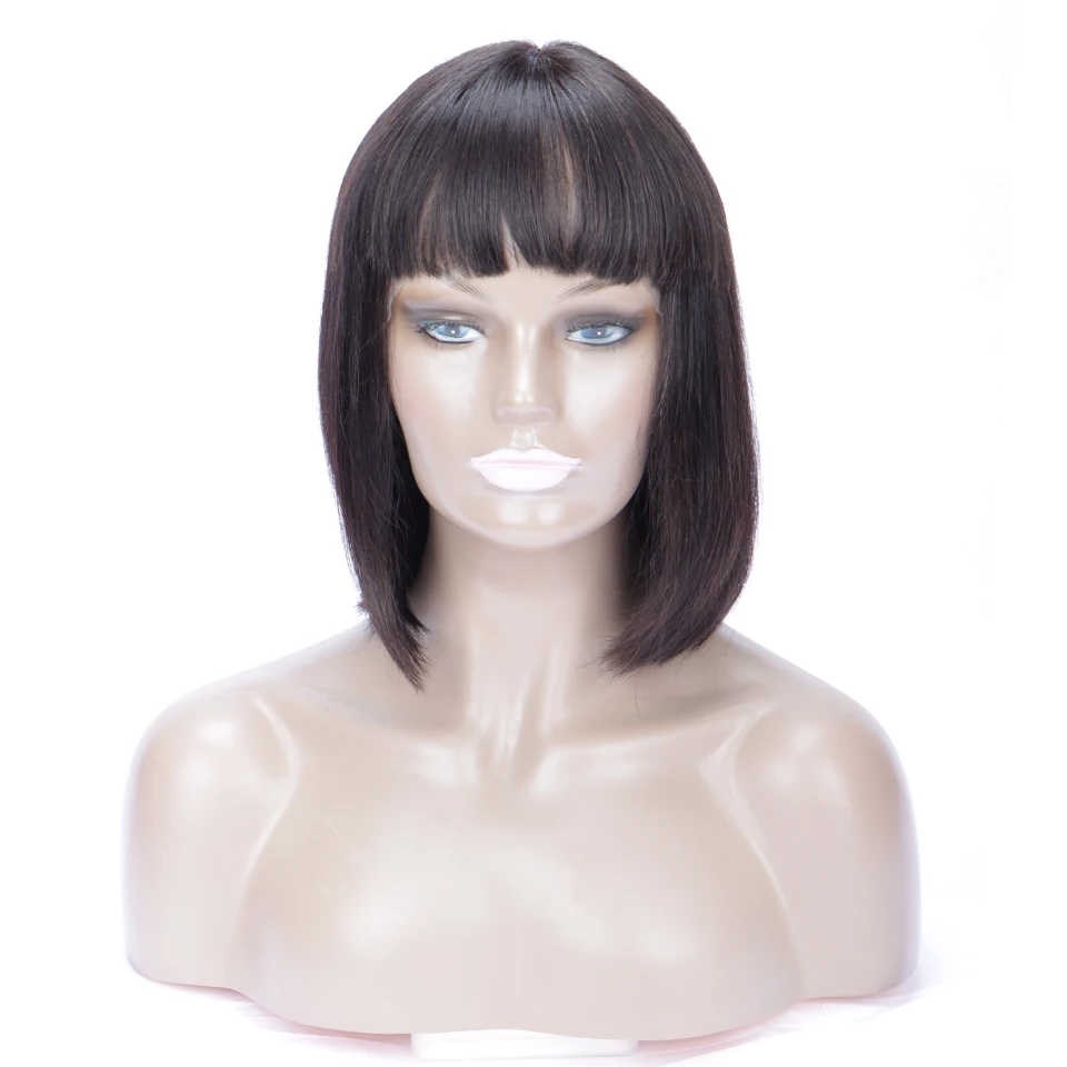 
Wholesale Bob style short Brazilian human hair Non lace short Virgin hair Bob Wigs 