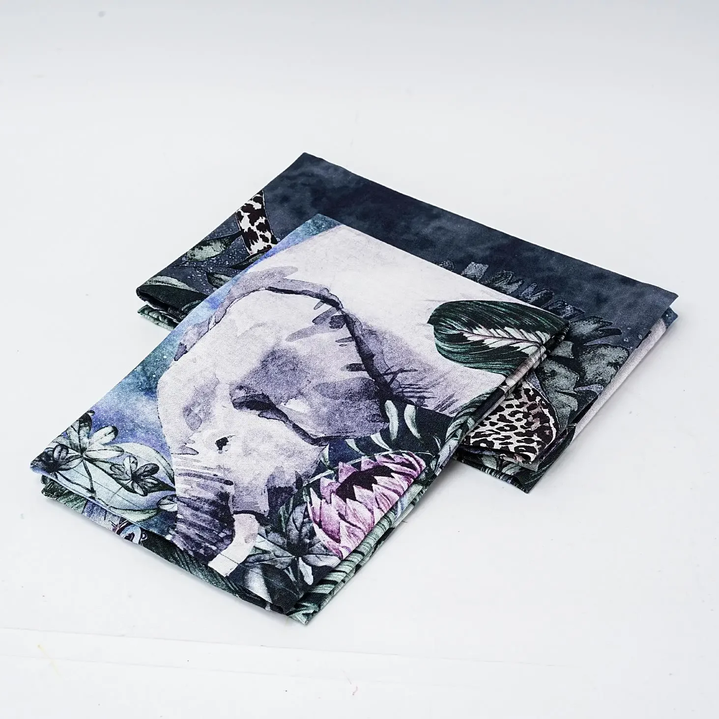 Customized digital printed 100% organic cotton kitchen tea towels