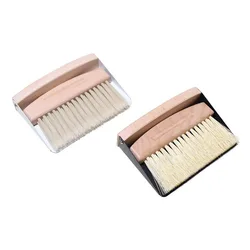 Small Broom Dustpan Cleaning Brush Household Broom Brush And Wooden Mini Dustpan Set For Table Desk