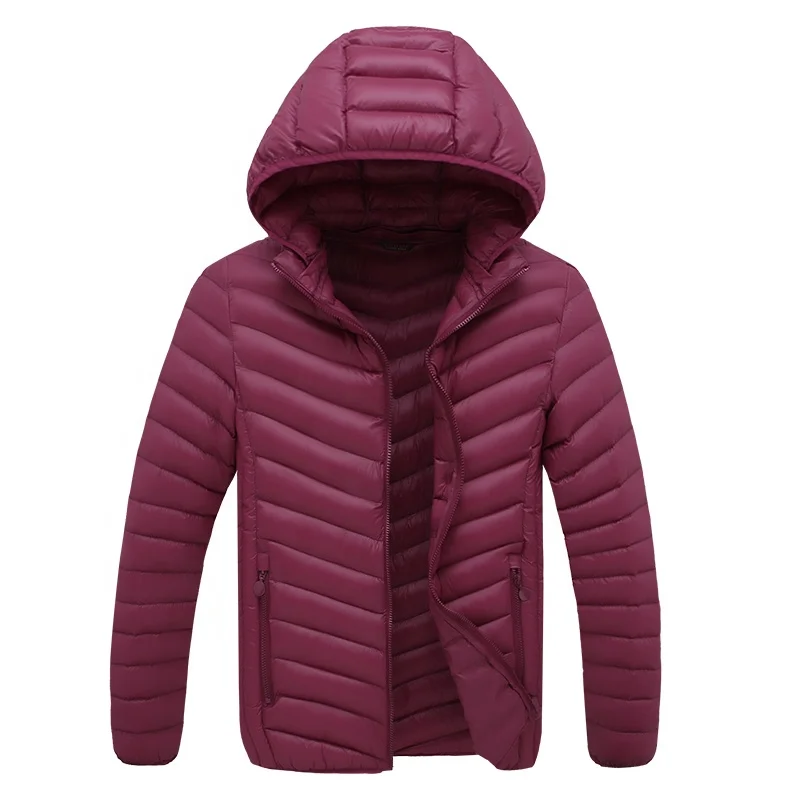 
Hot Sale Warm Winter Padding Clothes Quilted Jacket With Hood Wadding Coat Men Down Outwear 