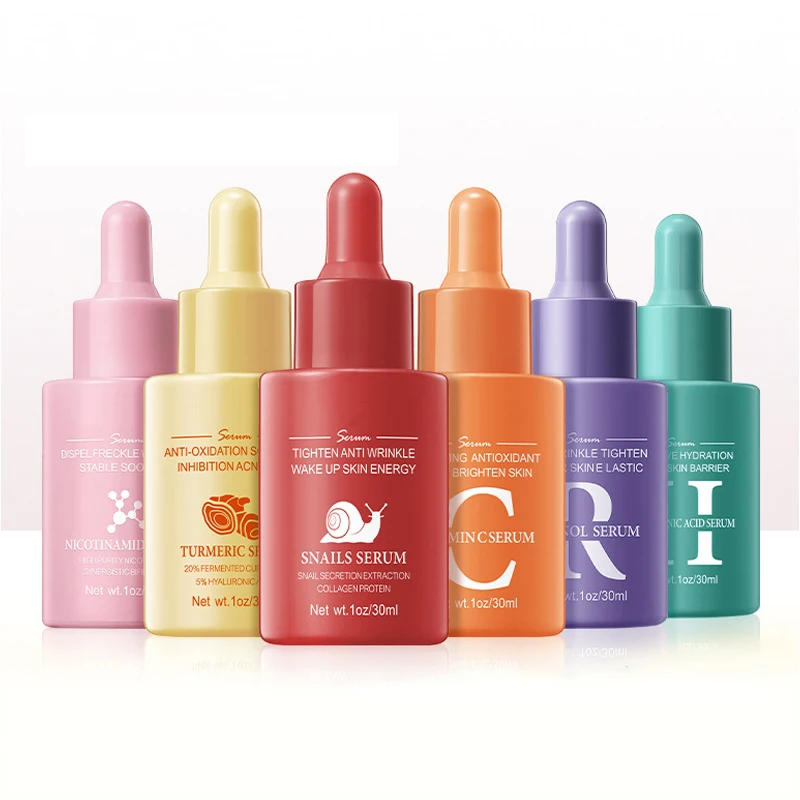 korean products turmeric retinol snail serum for face