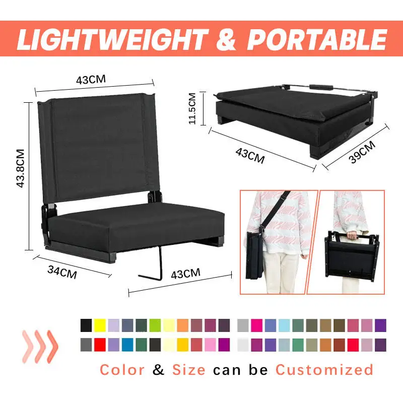 Outdoor Picnic portable folding classic steel fishing Relax camping chair