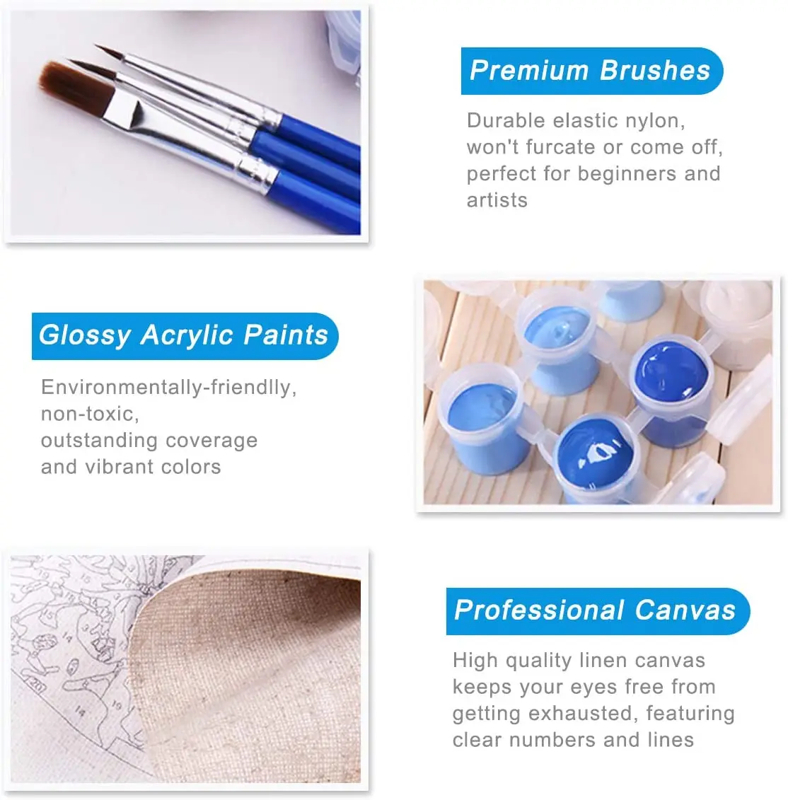 
16X20 Inches DIY Abstract Rainbow colourful Animal Pop Art Kit Lion Paint by Number for kids 