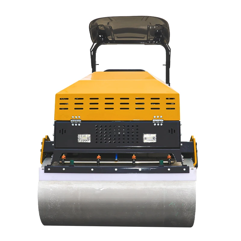 construction machinery road roller mini asphalt double drum soil compactor vibratory roller 3 ton mini road roller