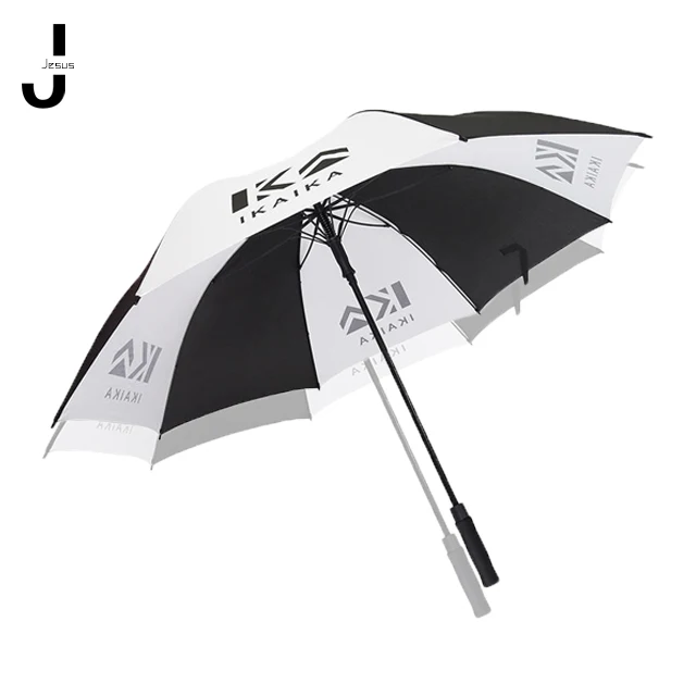 Suppliers Manufacturer Wholesale 30 Inch Large Windproof Logo Prints Big Luxury Promotional Branded Custom Golf Umbrella
