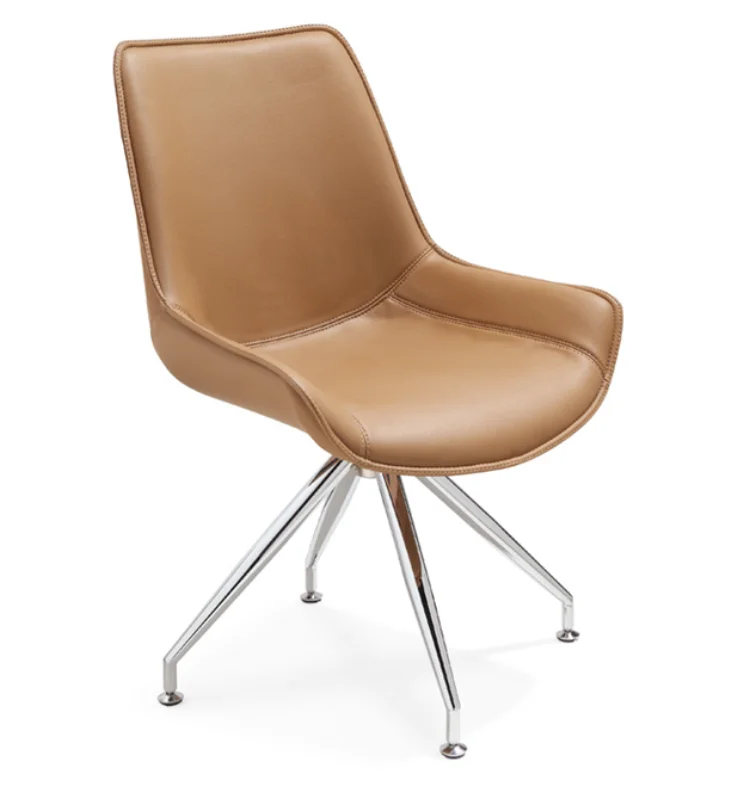 Factory sell directly modern luxury leather office chair visitor chair conference chair