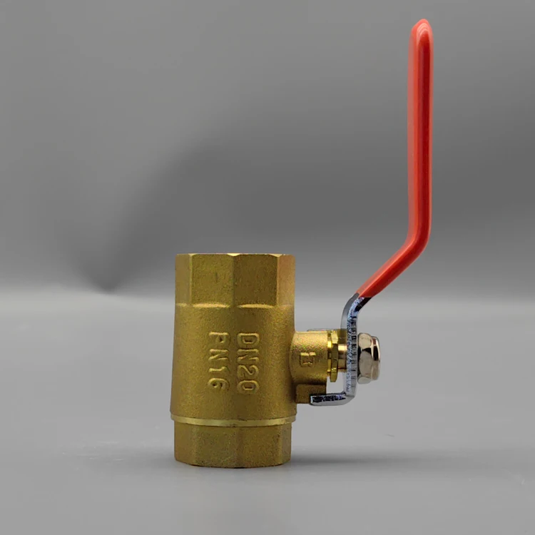 Brass Ball Valve 1PC Type  3/4 Inch NPT Standard Port for Water, Oil, and Gas (3/4 Inch Ball Valve)