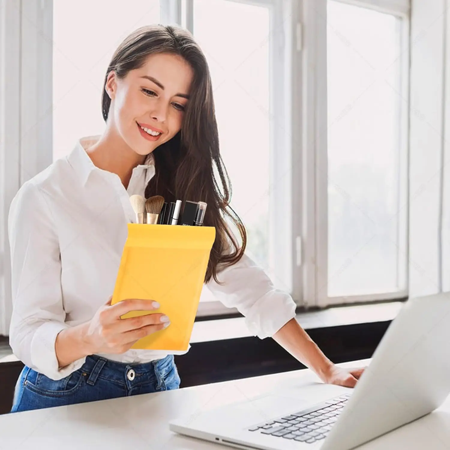 CTCX Custom Kraft Paper Bubble Mailer Padded Envelope Shipping Bag Clothing Packaging Express Kraft Bubble Mailer Craft Envelope