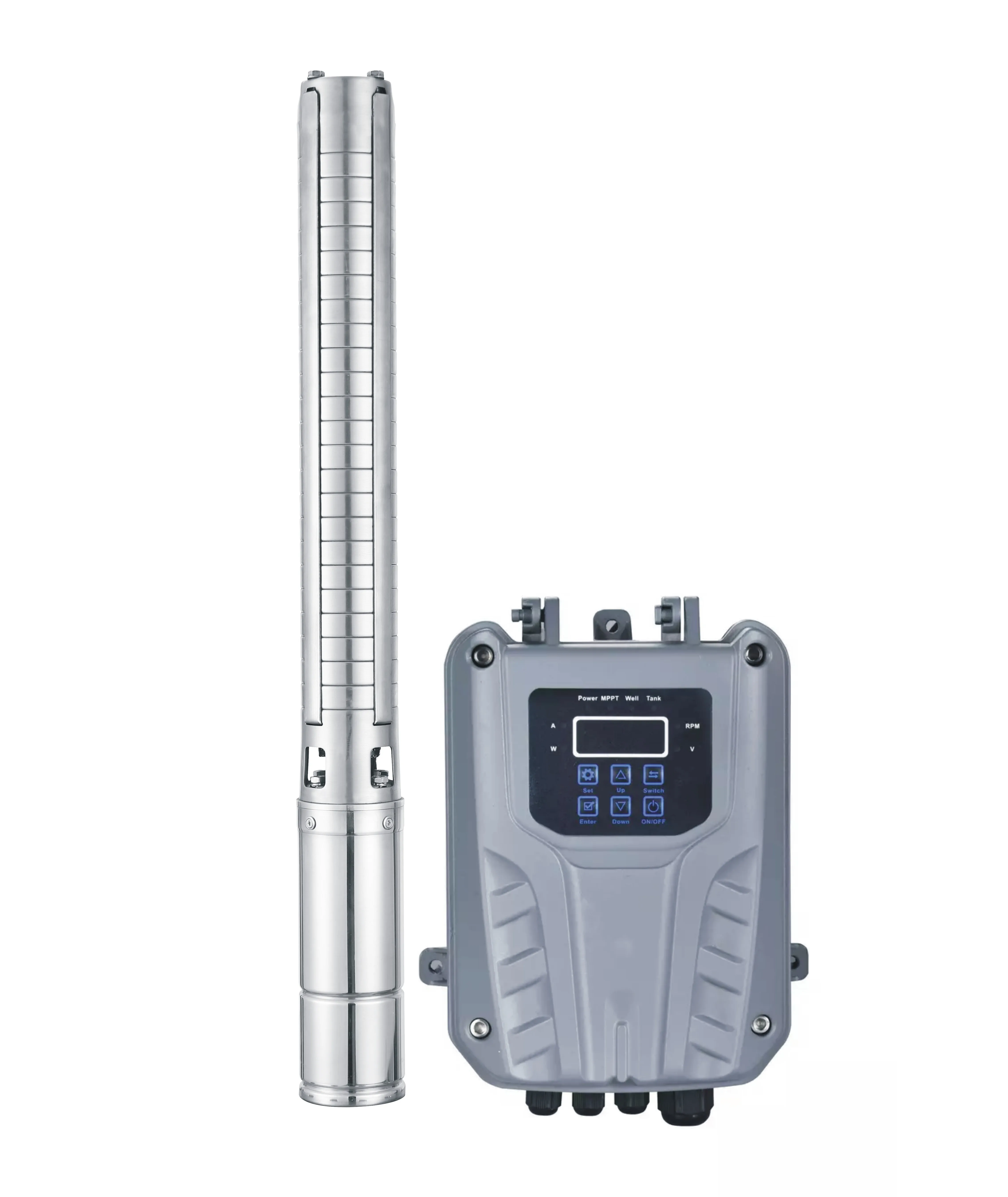 4JDS4.5 серия MAX 4500 LPH 400 Вт-1500 Вт Солнечный насос с крыльчаткой из нержавеющей стали