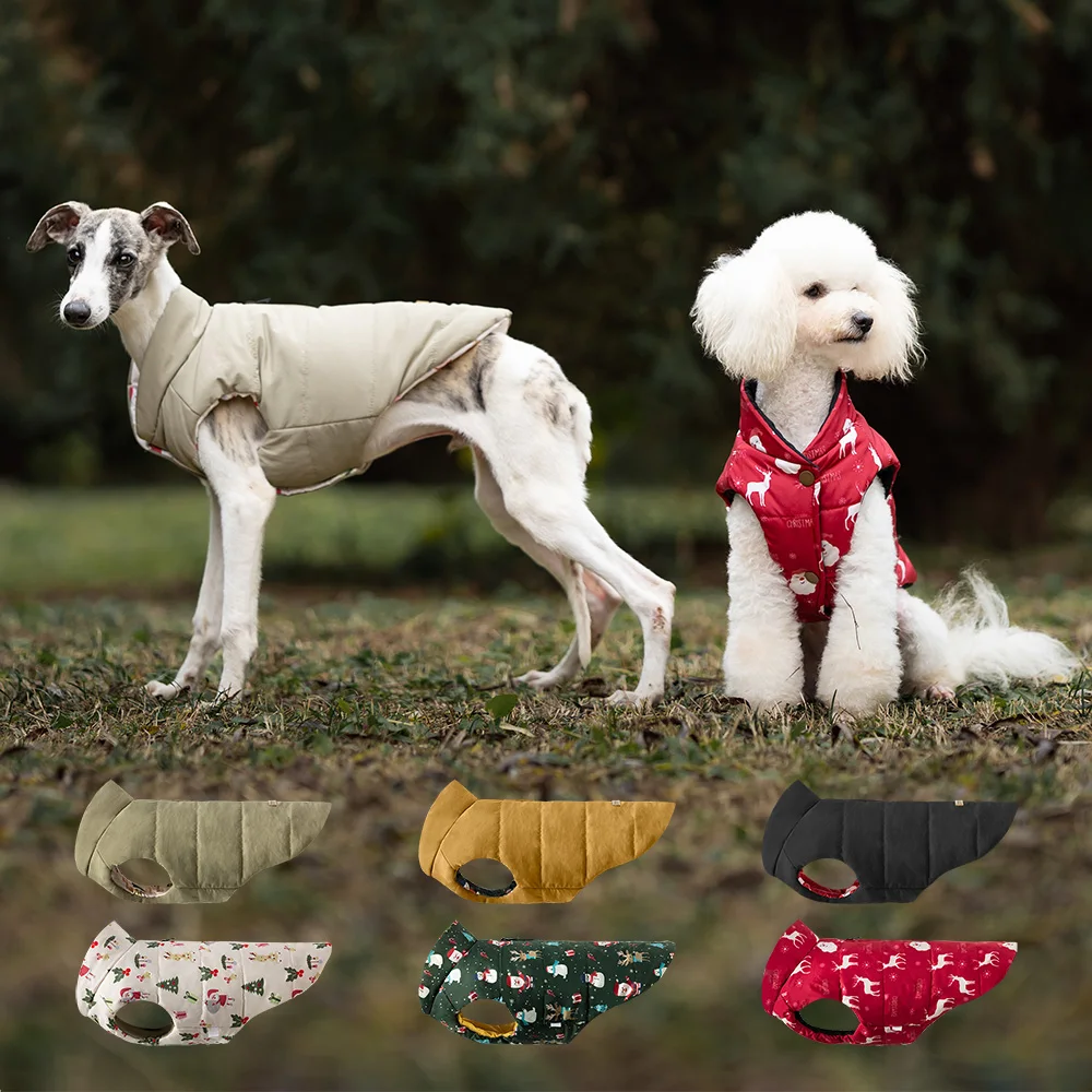 OEM ODM Cute Dog Outfits For Christmas Wholesale Pet Jacket dachshund Apparel Dog Clothes Accessories Supplies Cat Coat