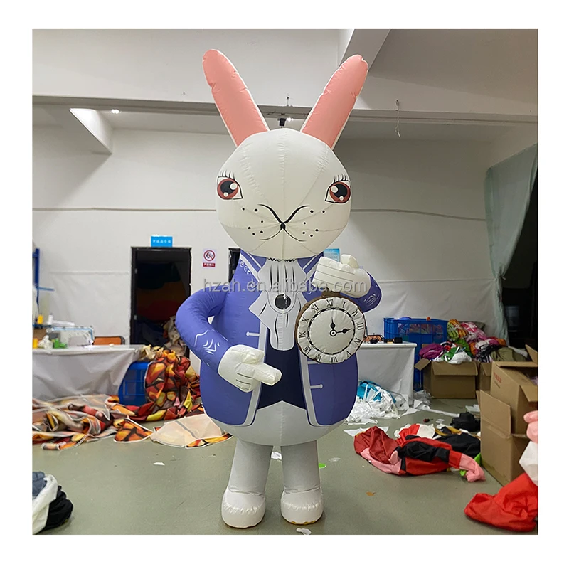 Inflatable Flower Inflatable Led Light Flower Caterpillar and Cheshire Cat for Alice in Wonderland