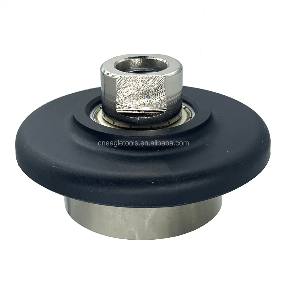 Crawnedeagle Vacuum Brazed Demi Bullnose Diamond Router Bits for Granite Marble and Porcelain B Profile Wheel