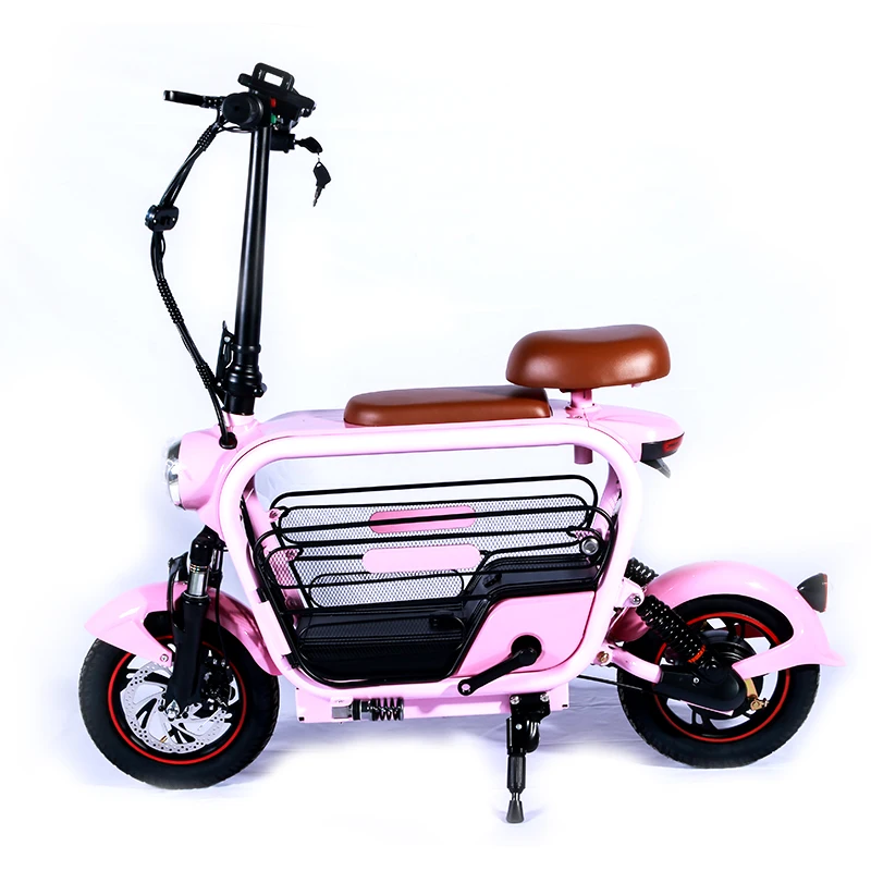 
48v 15ah 500w Lithium Battery Folding bike Portable Parent-child Vehicle Electric Scooter Electric Bike Bicycle 
