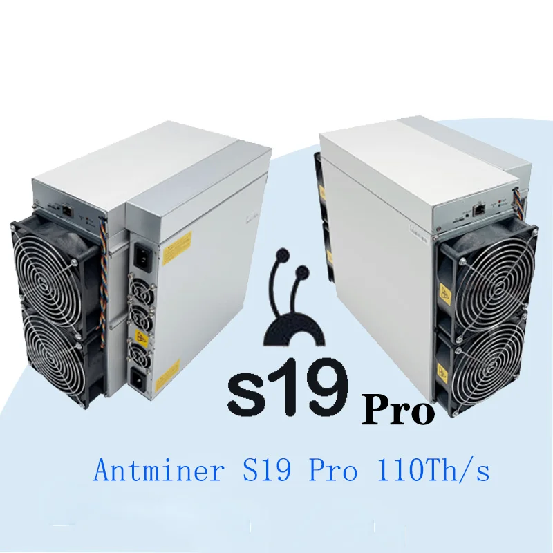 Brand New In stock Antminer-s19-pro sha256 110th/s btc ant minner 110 th bitmain mining machine asic s19 pro 110t