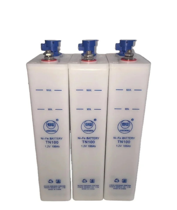 Nickel Iron battery  TN100Ah  Ni-Fe battery 1.2v TN100Ah for solar system and off-grid system from Sofia