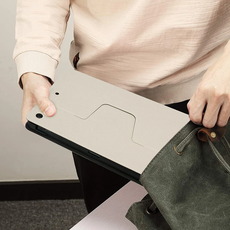 Чехол JUNCHI из синтетической кожи на магнитной застежке Air 4 10 9 de Folio 2 для iPad 7