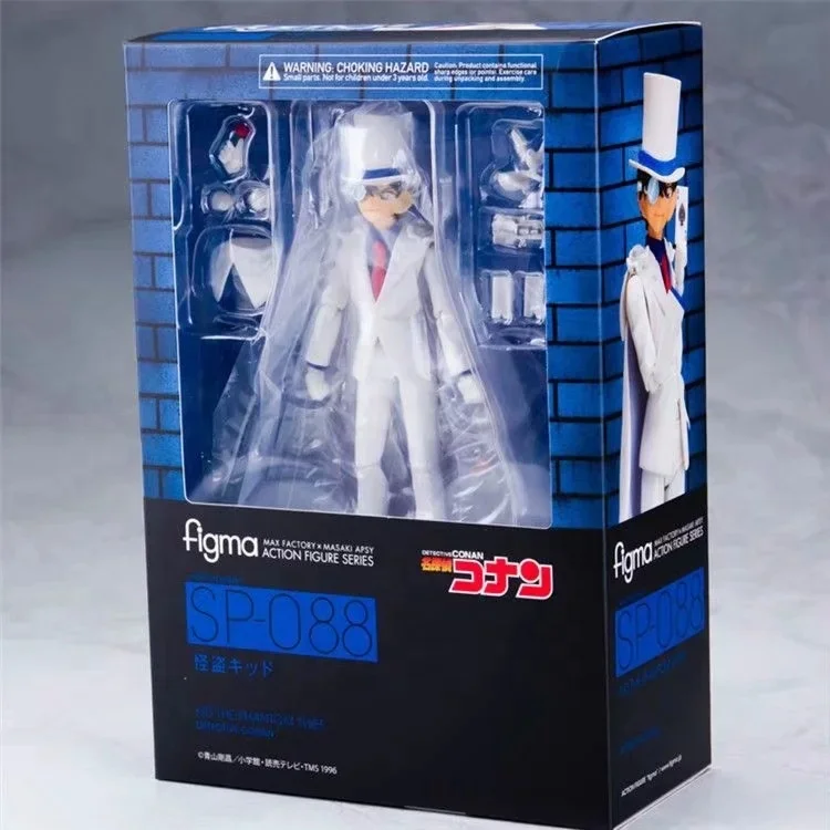 Anime wholesale Figma SP-088# Conan Kaito Kidd Joint Movable Model Boxed Doll Action Figure Toys