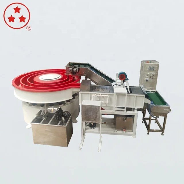AUTO Spiral vibratory finishing / deburring machine system