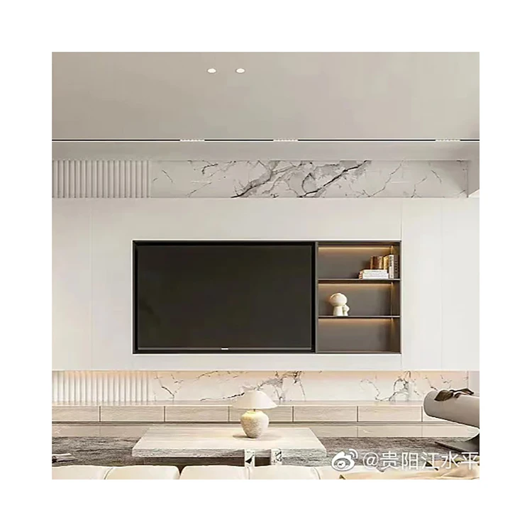 Top Selling Modern TV Cabinet Living Room 304 Stainless Steel Tv Niche Embedded Sheet Metal Fabrication