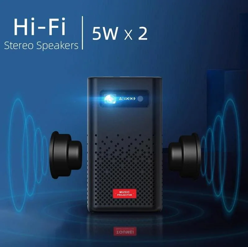 Wholesale Android 9 Mini Projector LED 150ANSI support 3D 4K WIFI Android pocket portable DLP wireless smart projectors