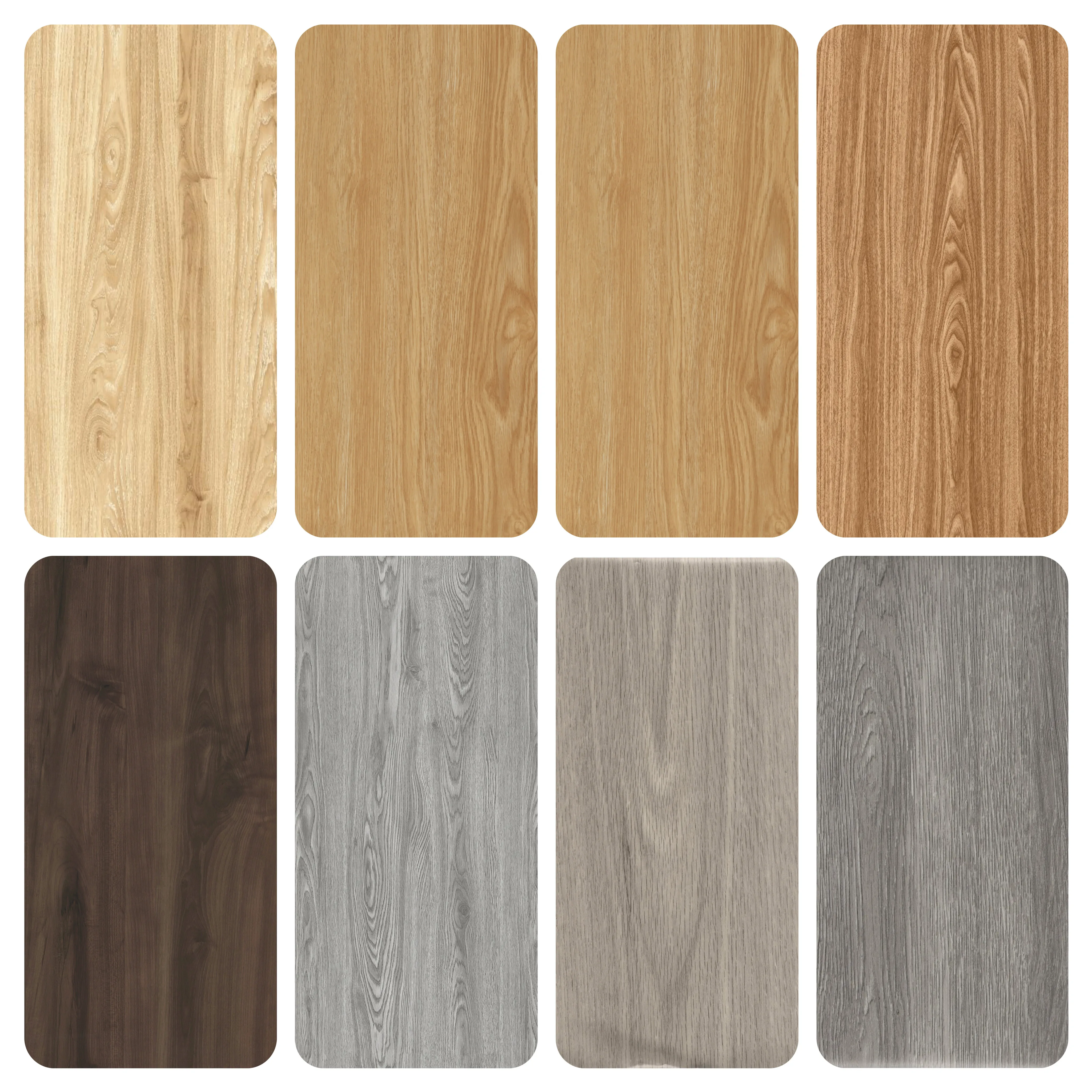 wholesale Flexible rebound vinyl indoor plastic wood laminate brown pvc click lock spc flooring