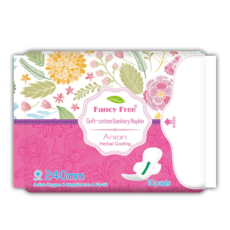 Fancy Free Sanitary napkin disinfection grade day night with no worry wholesale instant drying