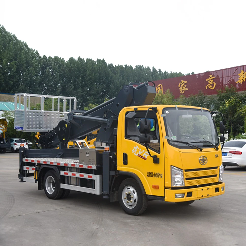 Liberation Hydraulic Man Lift 27m/28m/33m Vehicle Mounted Aerial Work Platform Skylift