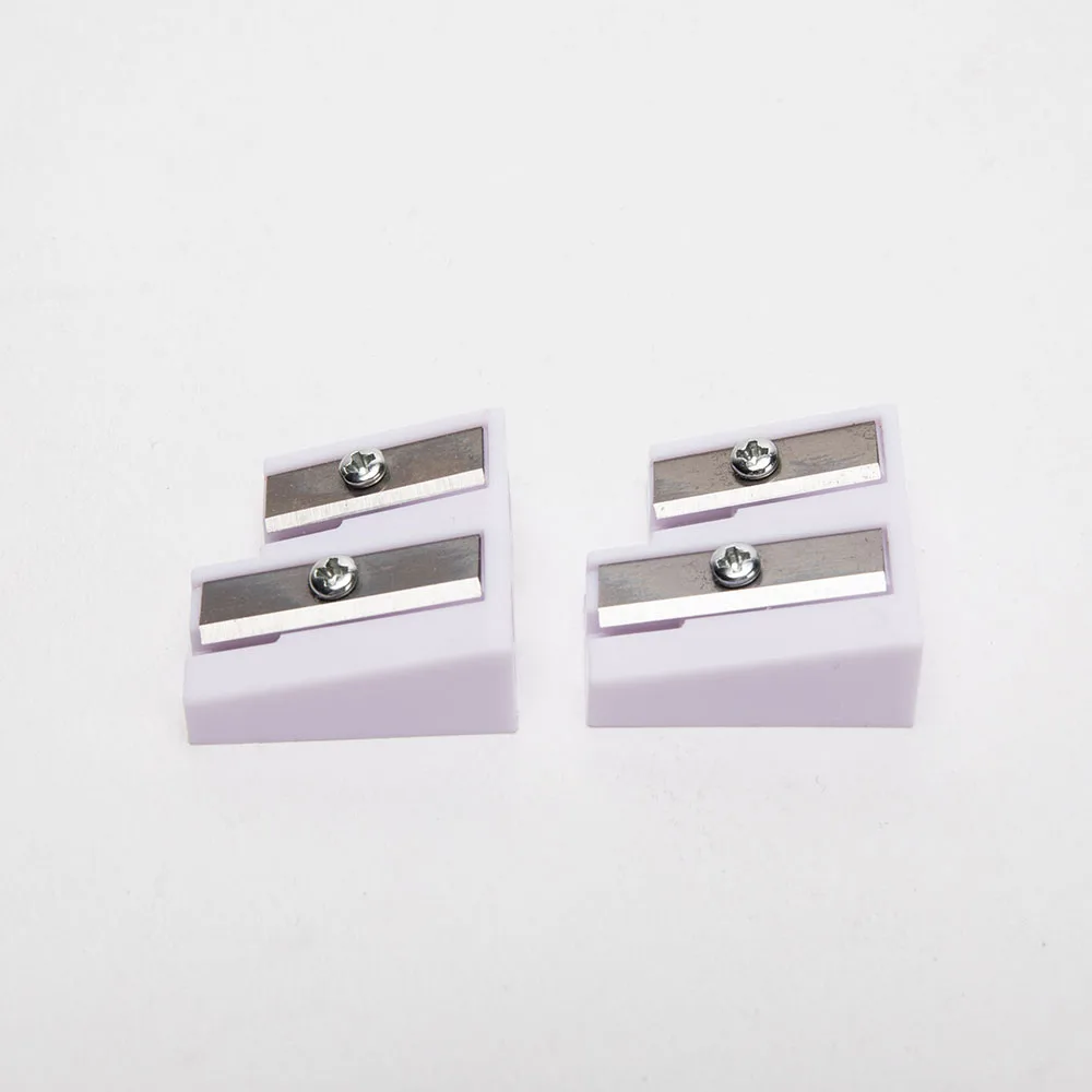 
factory direct sale transparent double hole pencil cutter sharpener 