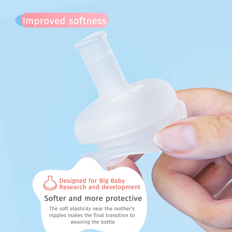 Baby Weaning Sippy Cup | Learn-to-Drink Design | Wide Mouth Guard | Spray & Drop Resistant | Step Suction for Easy Transition