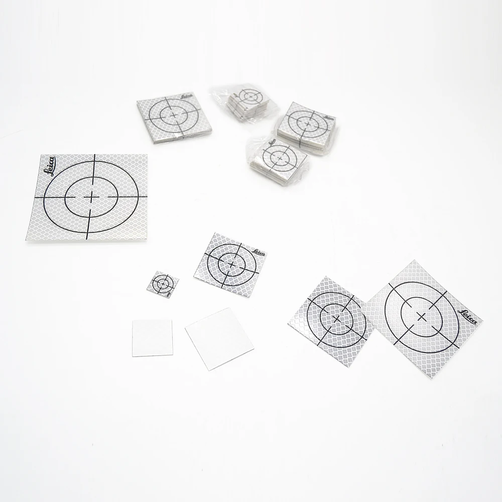 20 Pcs Reflector Sheet Reflective Tape Target Total Station 20/30/40/50/60/80/100mm