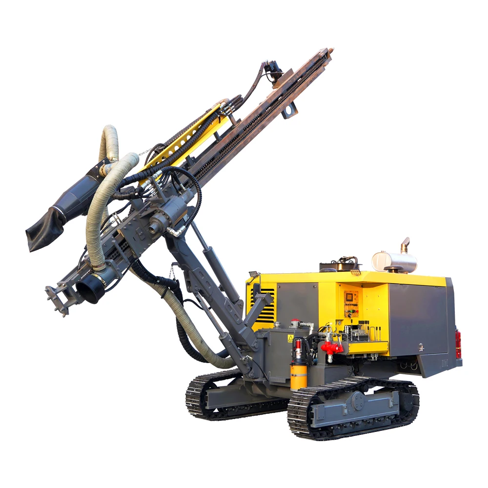 down the hole gold quarry borehole tunnel mine drilling mining-drilling rig machine equipment price