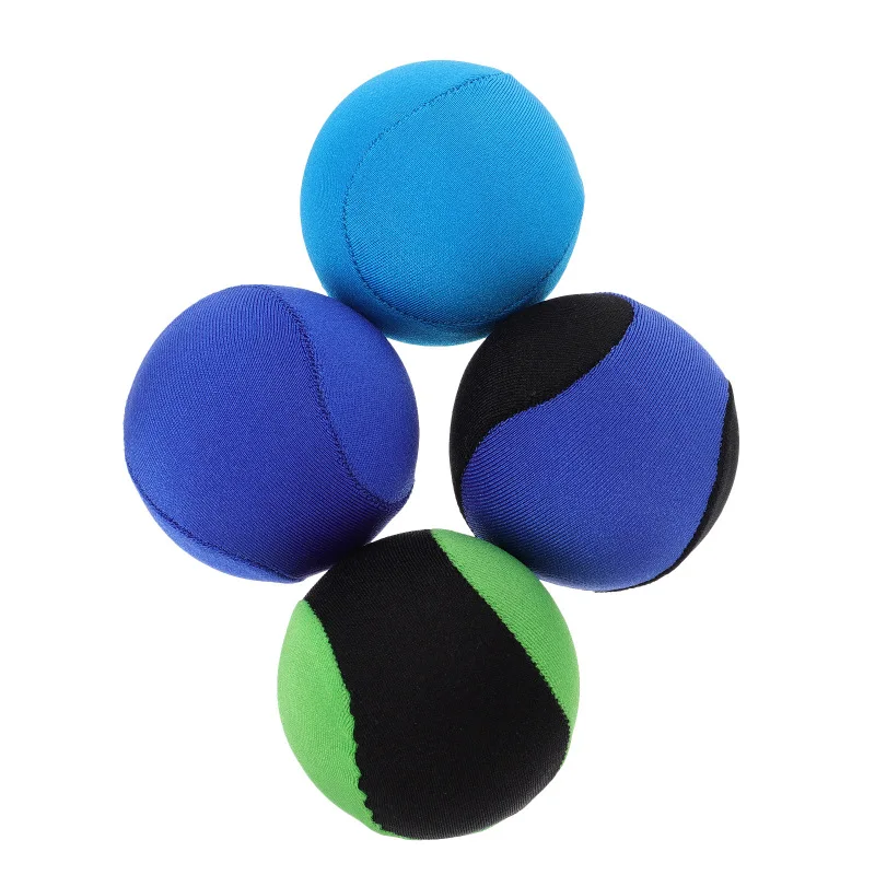 Cloth-Wrapped TPR Gel Water Bouncing Ball Anti-Stress Crazy Skip Skim Splash Toy Ball