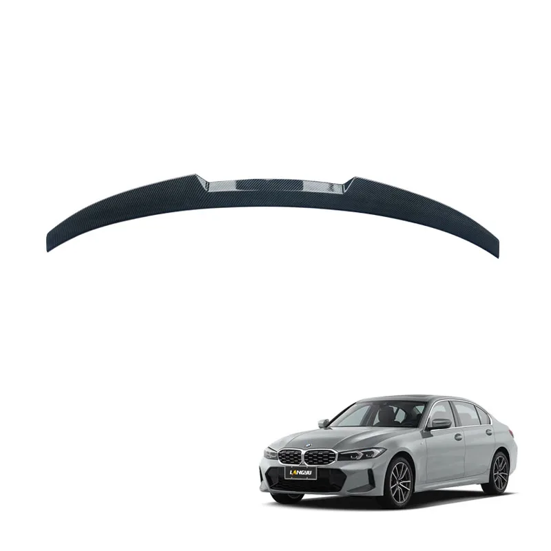 Langyu Auto Modification Tail Spoiler BMW 3 Series Upgrade M4 Style Carbon Fiber Trunk Spoiler For G20 Rear Spoiler