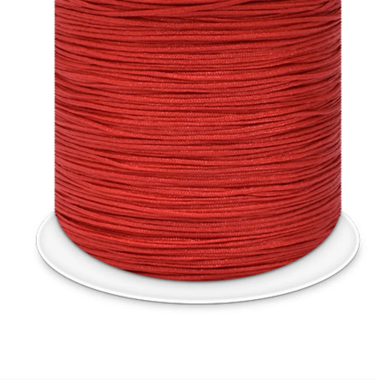 0.4mm Wholesale High Quality Nylon Multicolor Braided Sewing Thread Embroidery Yarn 45meter/roll