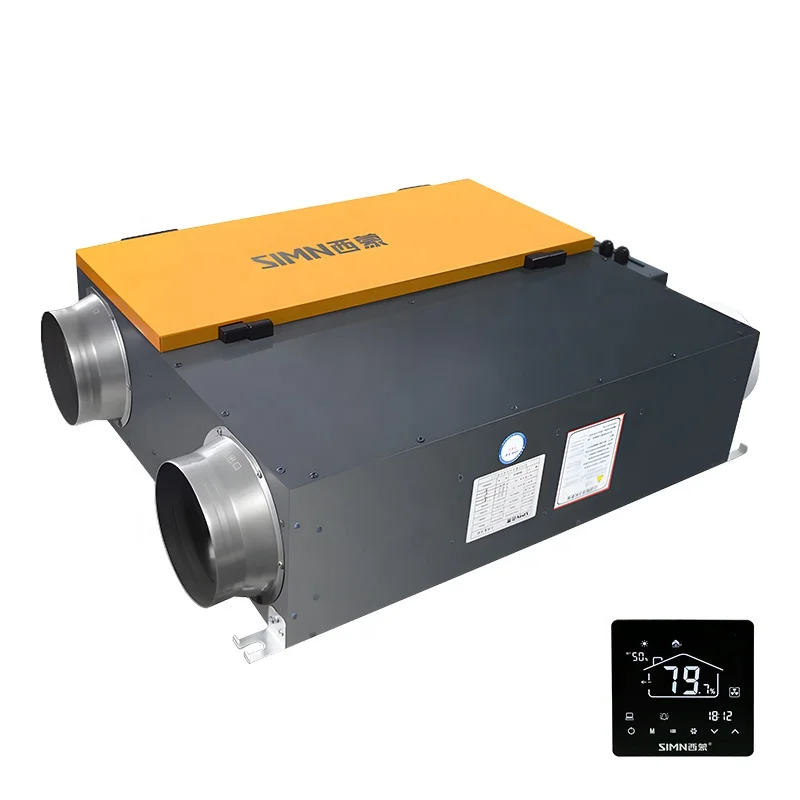 Modern Intelligent Home Ventilation Unit with HEPA Filter Fresh Air Exchange Wireless Electric Power Household Use EU Plug Type