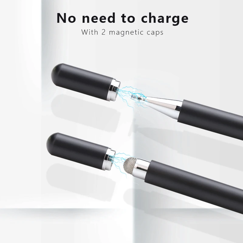 2022 new arrivals 2 in 1 touch pen stylus pen touch screen magnetic cap capacitive pen for ipad for iphone
