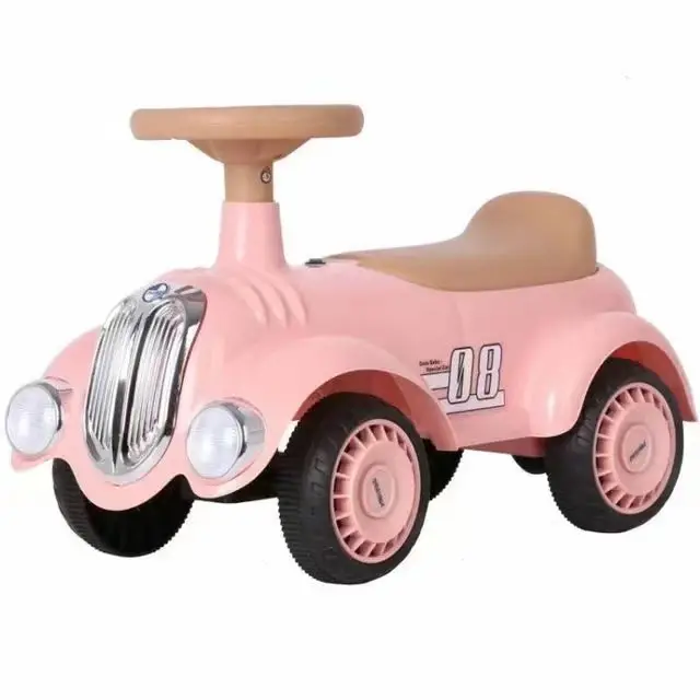 New Model Music Light Early Education Toy Hobbies Baby Sliding Vehicle 4 Wheel Kids Ride On Car For Toddler Balance Training