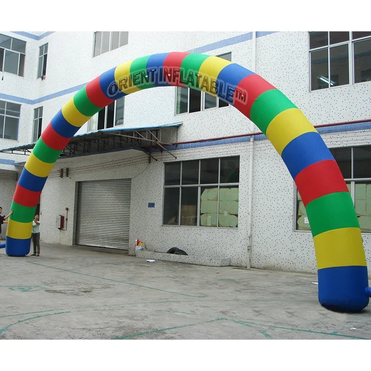 Orient Inflatables custom event Inflatable rainbow arch attraction marketing air rainbow arch for sale