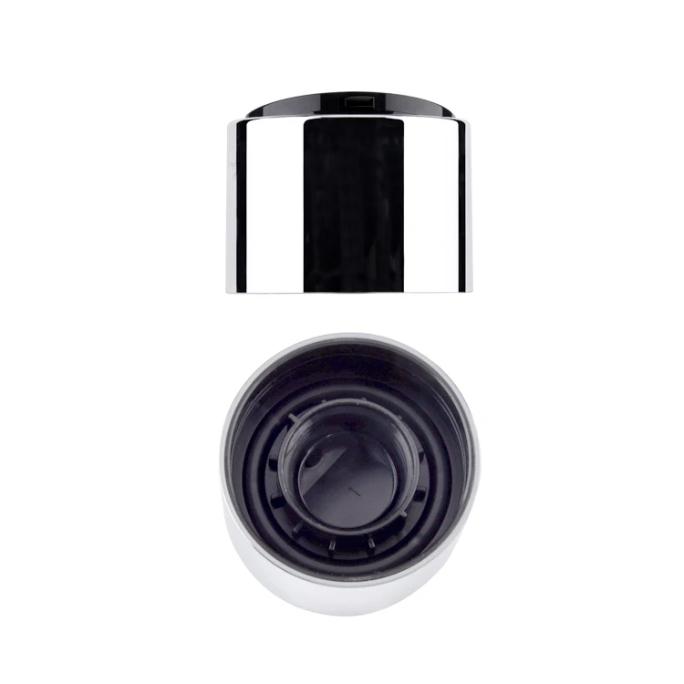 Wholesale gold aluminum disc top cap screw bottle cap for cosmetic packaging