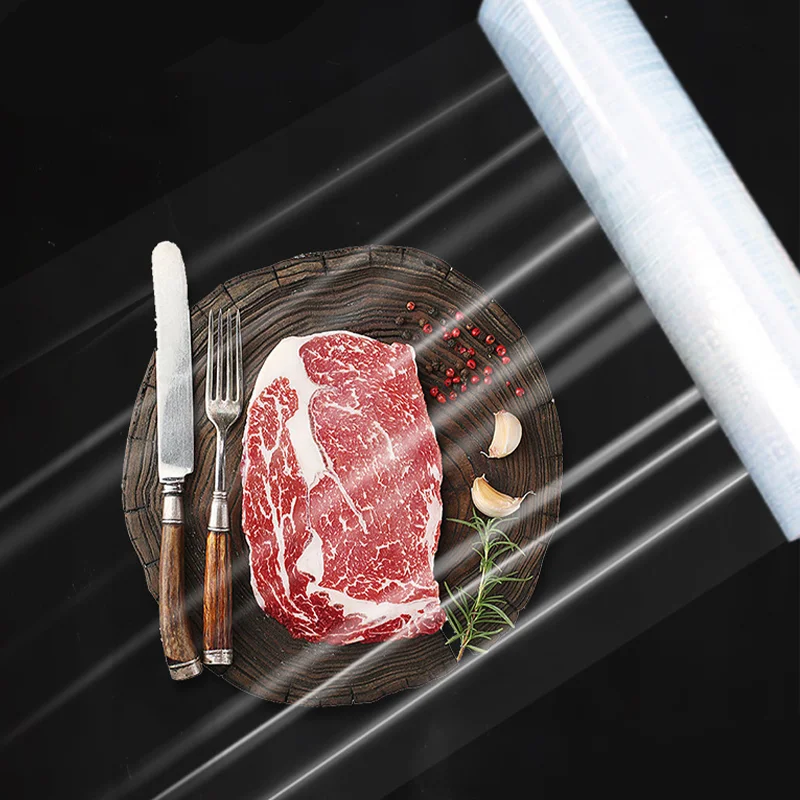 High Quality Best Fresh Shrink Pvc Food Grade Stretch Food Cling Wrap Plastic Film For Food Wrap Jumbo Roll With Cut