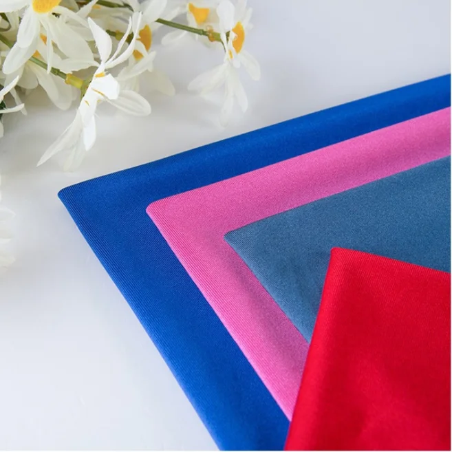 Nylon lycra microfiber fabric,90 nylon 10 spandex fabric