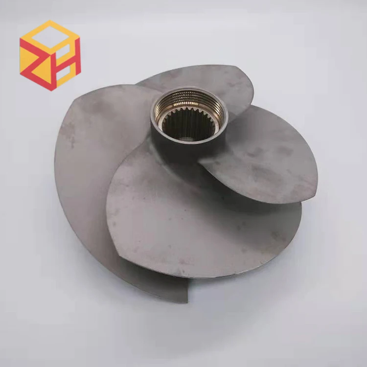155MM  Boat 13/14  Swirl Impeller precision stainless steel casting